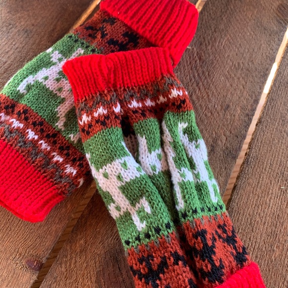 ✨REINDEER HAND ARM WARMER FINGERLESS GLOVES✨ - Picture 5 of 7
